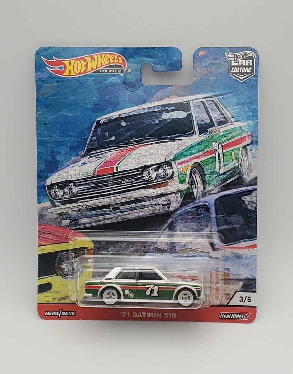 Hot Wheels Premium Car Culture '71 Datsun 510 Real Riders Door