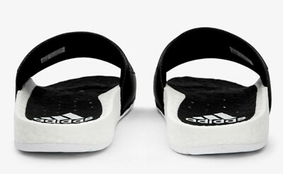 adidas men's adilette boost slides grey black