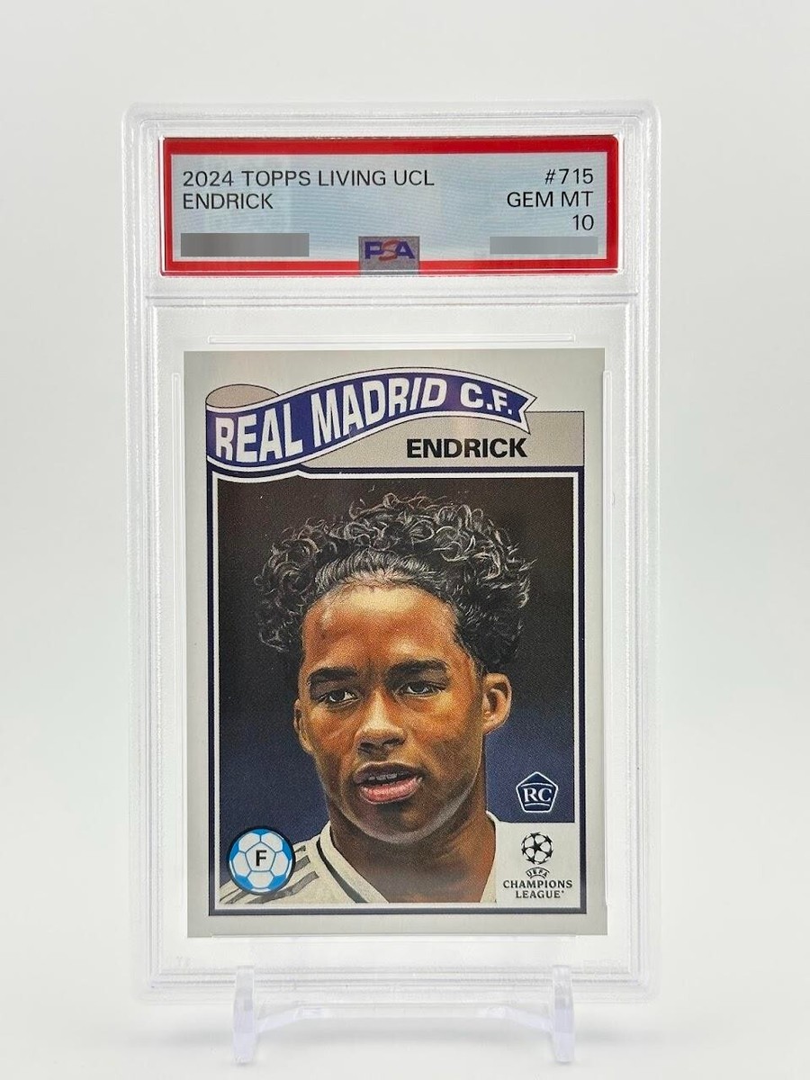 2024 Topps Living UCL Endrick Rookie Card PSA 10 Gem Mint QTY | eBay