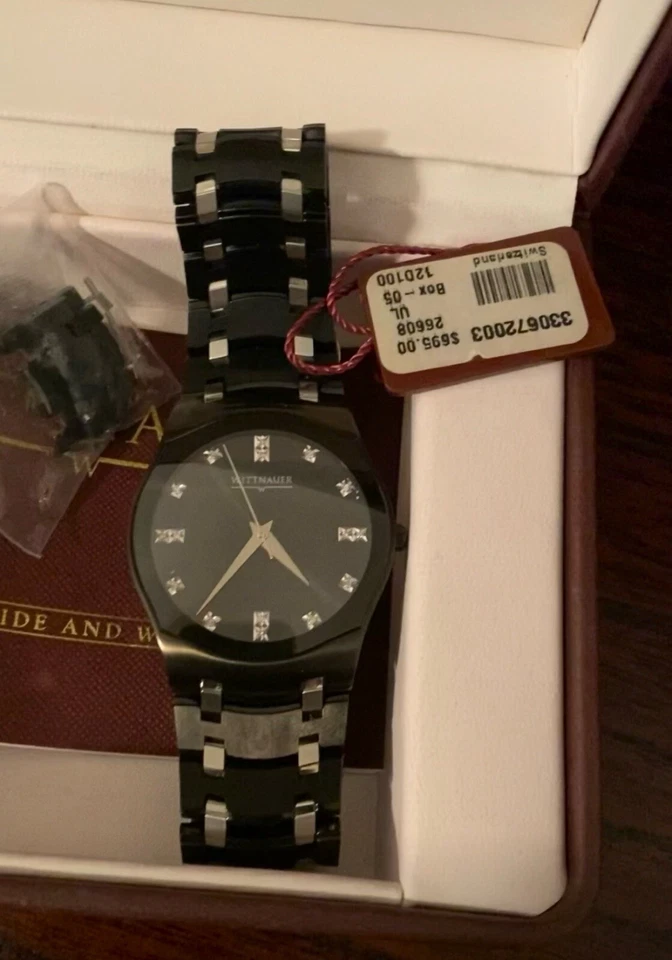 Men’s Black Montserrat Wittnauer WatchC9671400 - Image 2 of 4