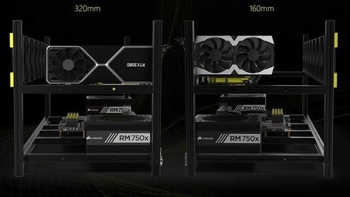 Veddha V4 8/12 GPU Mueble de Mineria aluminio MINING RIG CASE BTC ETH CRYPTO GPU - Afbeelding 5 van 8