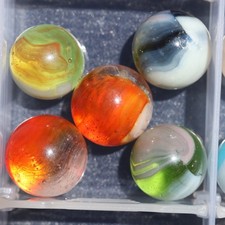 Lot of 5 Vitro Agate MARBLEs MIBs NM and M FREE Shipping