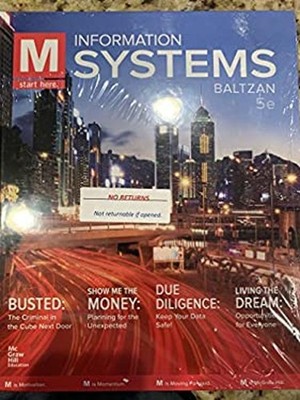 Information Systems Hardcover Paige Baltzan