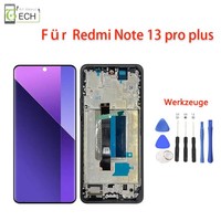 FüR Xiaomi Redmi Note 13 Pro Plus 5G 23090RA98C Lcd Display Mit Rahmen