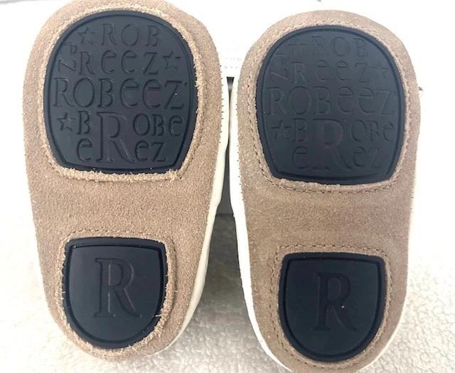 Mini Zapatos Mocasín de Cuero Lenny Robeez Bebé Niño + First Kicks FK Adam Gris 3-6M Foto 3 de 4