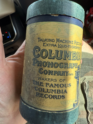 Columbia Phonograph Cylinder EMPTY Case ONLY Original 31525 Echoes Of The Forest