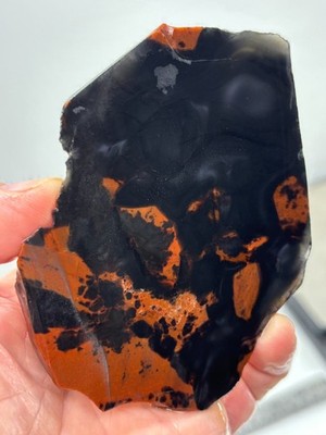 Tri-flow Sheen/Lace Obsidian Slab Lapidary Cabbing Knapping Combo ship avail