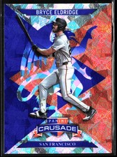 Bryce Eldridge - 2025 Panini Crusade Blue and Orange Cracked Ice #96
