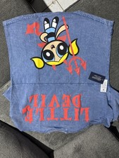 Powerpuff Girls Spirit Jersey Devil Bubbles  Blue Large 