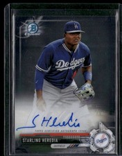 2017 Bowman Chrome #CPA-SH Starling Heredia Prospect Autographs