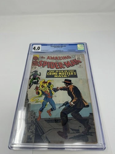 Amazing Spider-Man #26 (1965) Key 1st Crime-Master CGC 4.0 Green Goblin App