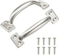 6 Inch Gate Handle Outdoor 304 Stainless Steel Door Pull Handle Rustproof
