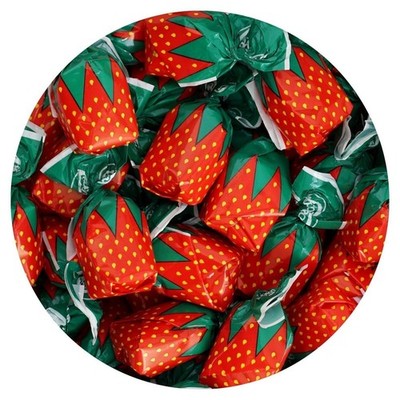 Strawberry Candy, 5 Pound (Approx. 375 pcs.) Strawberry Bon Bons Hard Candy,...