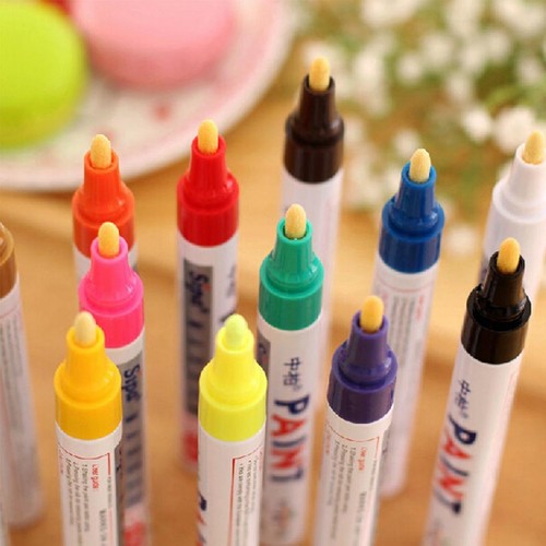 Permanent Paint Pen Marker For Car Tyre Metal Glass Rubber Pens High Quality - Picture 9 of 22