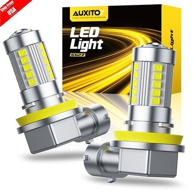 AUXITO H8 H11 LED Fog Light Bulbs 6500K White Driving DRL Lamp 50000LM 1-10Set