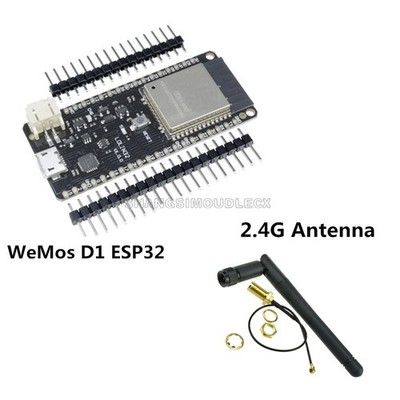 ESP32 ESP-32 4 MB Flash WEMOS Lolin32 CP2104 WIFI & Bluetooth Card Based
