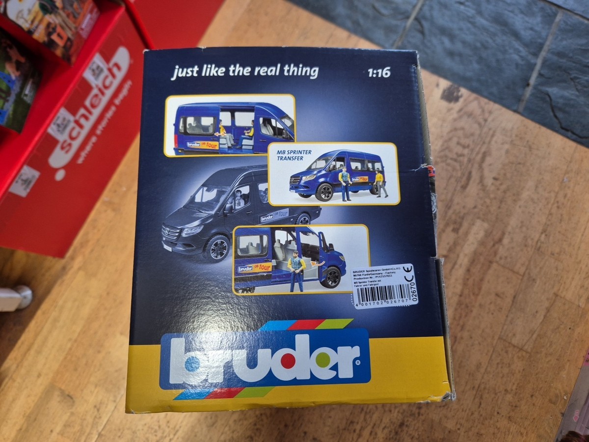 Bruder 02670 MB Sprinter Transfer Driver & Passenger for sale