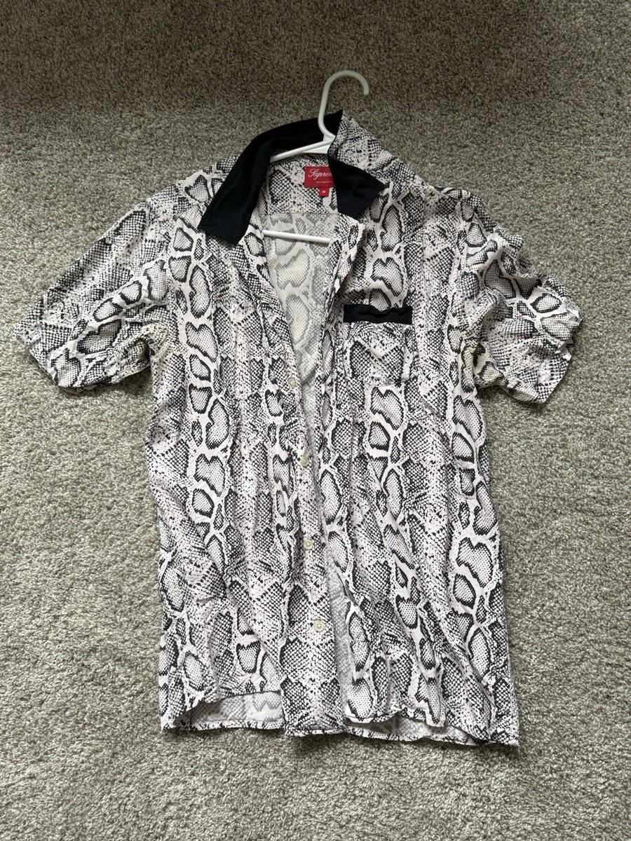Supreme Snakeskin Shirt Med Rayon | eBay