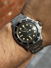 1970 Tudor Submariner 7016 40mm Shield Dial Fat Font Bezel Rolex Case Crown