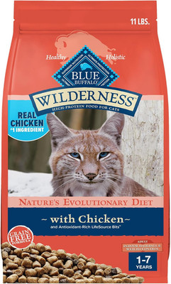 Wilderness Chicken Natural High-Protein Grain-Free Dry Food Hairball & Weight Co