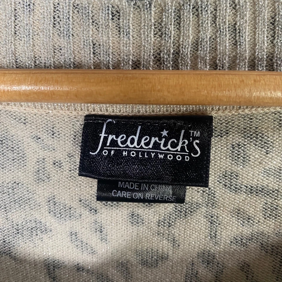 Mini Vestido Vintage Y2k Fredericks of Hollywood Estampado Leopardo Mujer Mediano Fiesta Foto 4 de 4