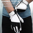 Adult Men's Batting Gloves for Baseball & Softball Cabretta Leather 1 Pair Small — photo 5