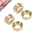 4Pcs Durable Brass Wheel Weights for Axial SCX24 AXI90081 1/24 RC Crawler Car C