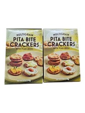 Trader Joes Multigrain Pita bite crakers with flax seeds