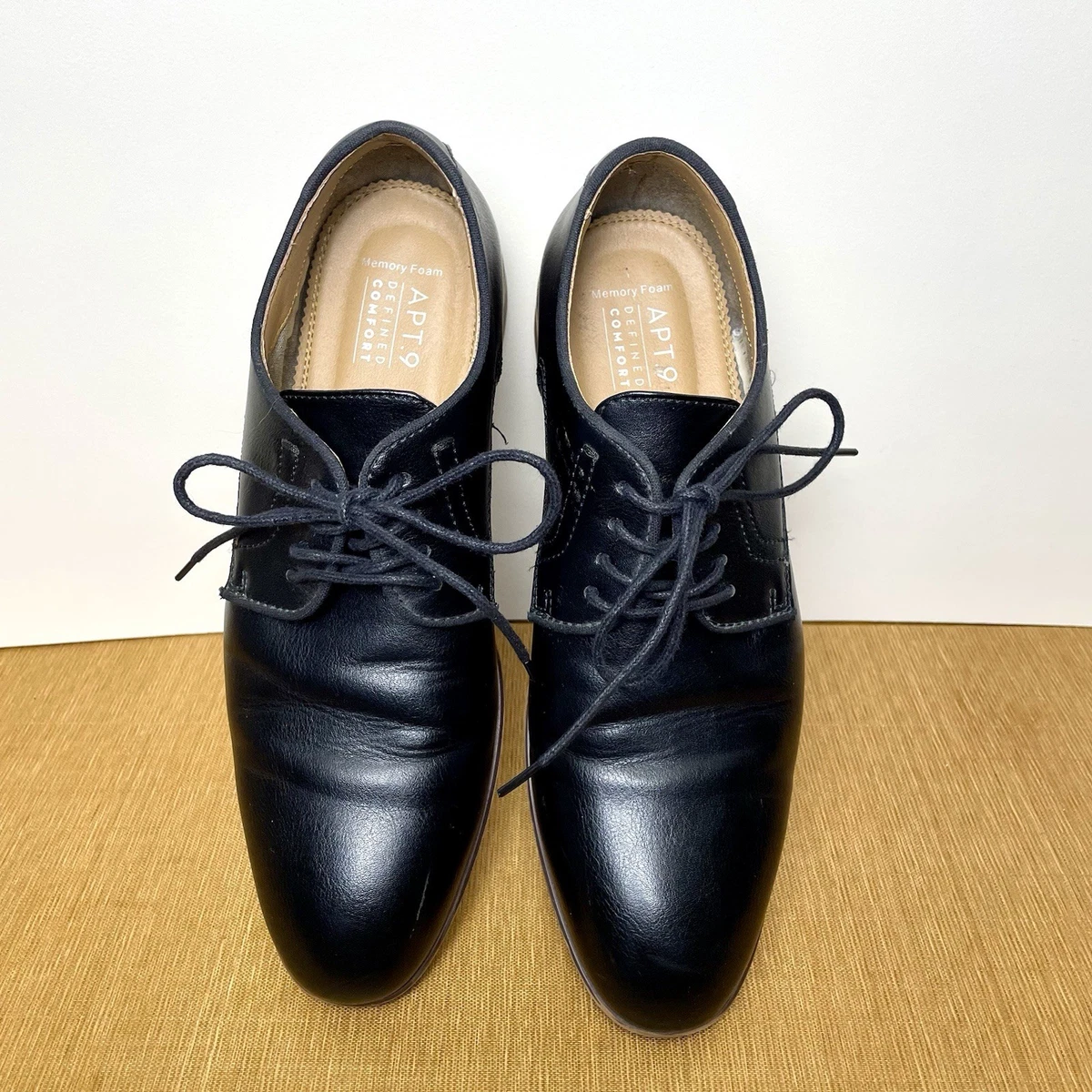 Chaussures De Ville Homme Apt.9 Lacets - Pointure US 8 - Cuir Synthétique - Occasion