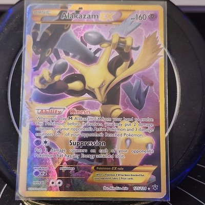 The Pokemon Company Alakazam EX 125/124 Fates Collide Secret Rare Holo