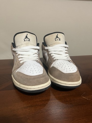 Air Jordan 1 Low SE 'Brown Elephant' Size 8.5 No Box Used - Picture 3 of 9