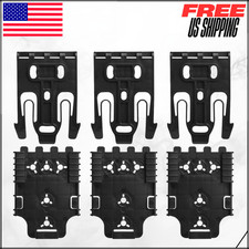 Quick Locking System QLS Kit W/ Fork Receiver Plate Mid-Ride Belt Loop 3PK