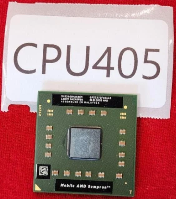 CPU405 - AMD Mobile Sempron 1.8GHz CPU Processor SMS3400HAX3CM Socket S1 - Image 3 of 3