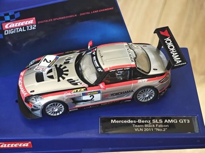 Carrera Digital 132 30551 Mercedes-Benz SLS AMG GT3 Team Black Falcon