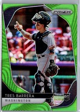 2020 Panini Prizm Tier III Lime Green Prizm /125 Tres Barrera #206