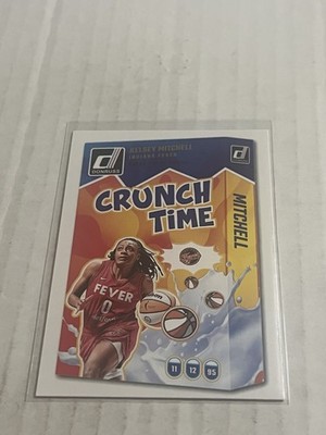 2025 Donruss WNBA Kelsey Mitchell Crunch Time Press Proof Parallel Fever