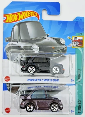 Hot Wheels Porsche 911 Turbo 3.6 964 Tooned 2/5 #199 2024 - NEU & OVP