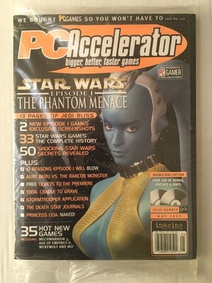 PC Accelerator Magazine MAY 1999 - Back Issue GAMER Magazine (CD-ROM) STAR WARS