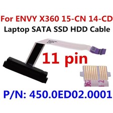 SSD HDD Hard Drive Cable Connector For HP ENVY X360 15-CN 14-CD 450.0ED02.0001