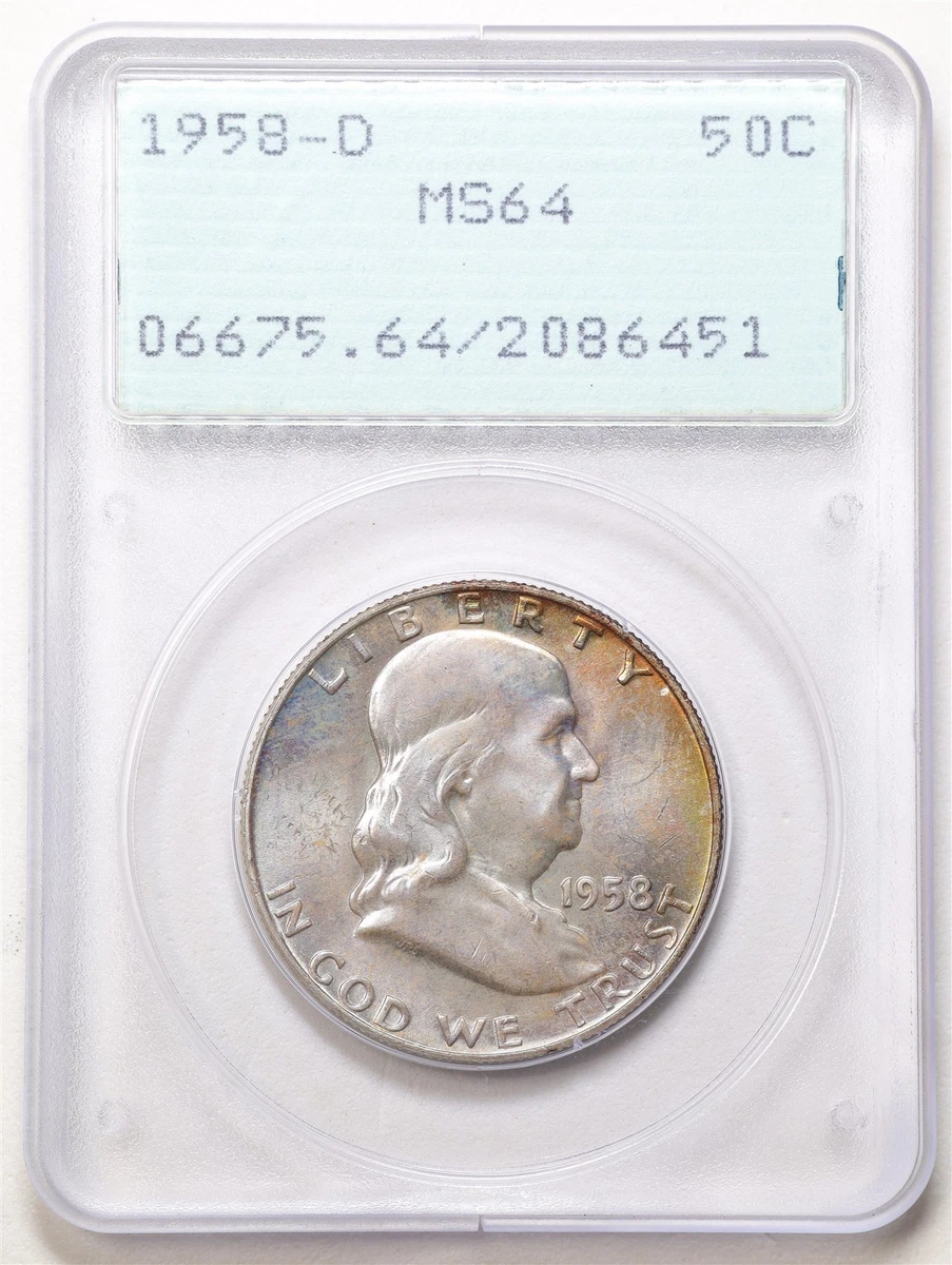 1958 Franklin Half Dollars (1948-1963) for sale | eBay