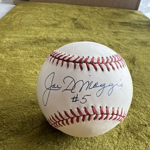 Joe DiMaggio Signed Baseball AAU Certification from Estate. JFD