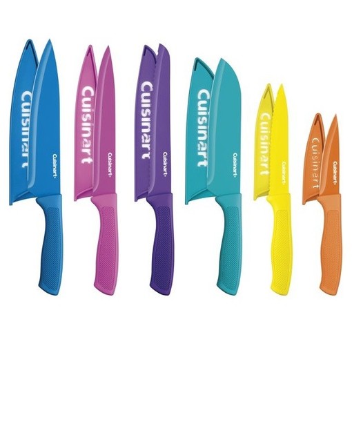Cuisinart 12-Piece Ceramic Coated Knife Set