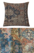 POTTERY BARN Navin Persian Rug Print 22x22 Pi...