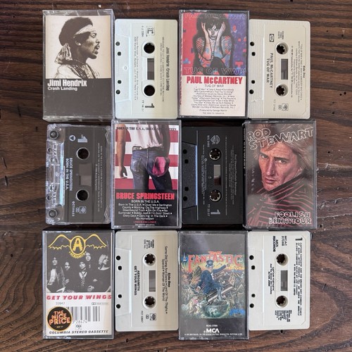 ROCK Cassette Tape Lot x 26 • Lou Reed, Journey, Aerosmith, CSNY, Springsteen... - Picture 3 of 5