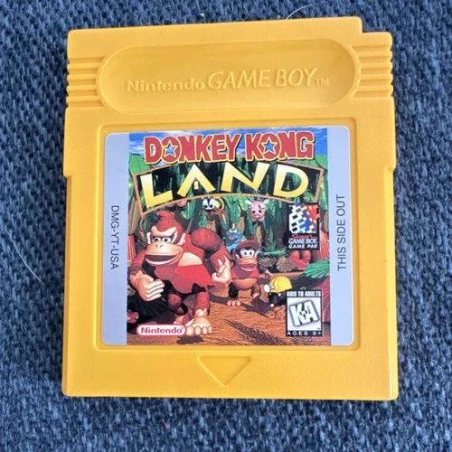 Nintendo Donkey Kong Land (Game Boy, Platformer) Game Pak Cartridge