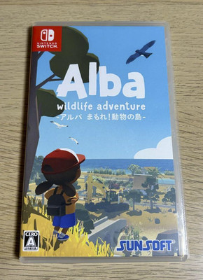 Nintendo Switch Alba Wildlife Adventure Protect! Animal Island Case Japan Wit