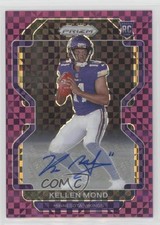2021 Panini Prizm Rookie Purple Power 8/49 Kellen Mond #351 Auto 02sw