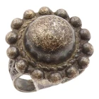 925 Sterling Silver Vintage Ring Classic Sunburst Beaded Band  Sz 7  RG36227