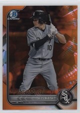 2022 Bowman Chrome Sapphire Edition Prospects Orange 61/75 Wes Kath 1d0h