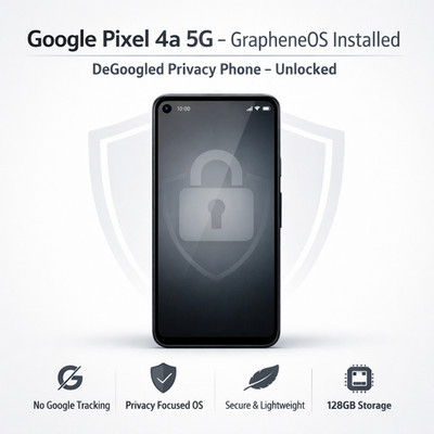 Google Pixel 4a 5G 128GB (G025I) - GrapheneOS installiert DeGoogled Privacy Phone